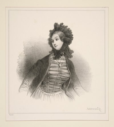 Paysanne du Canton de Soleure - Paul Gavarni