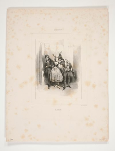 Partie - Paul Gavarni