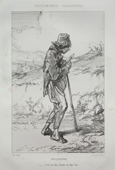 Philosophe - Paul Gavarni
