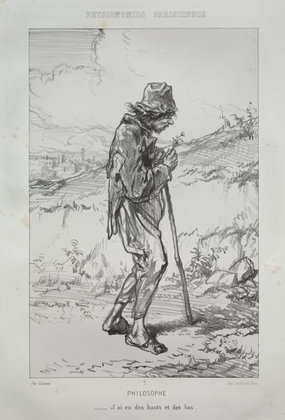 Philosophe - Paul Gavarni