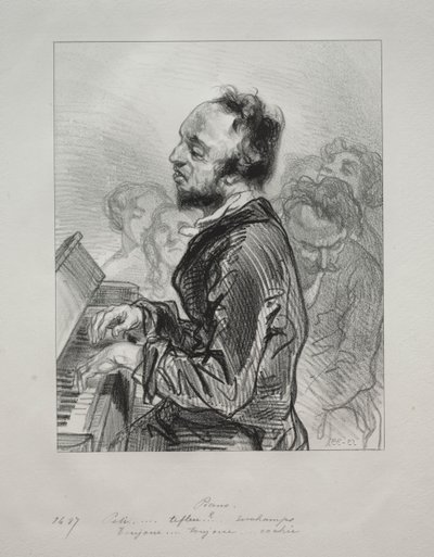 Piano - Paul Gavarni