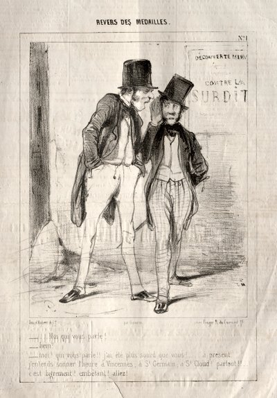 Revers des Médailles, 1842 - Paul Gavarni