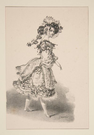 Soubrette - Paul Gavarni