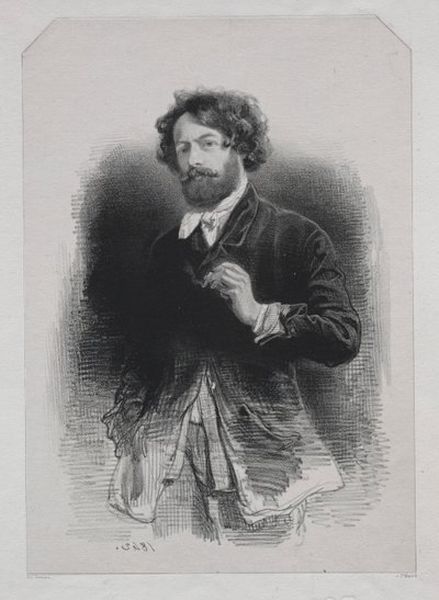 Autoportrait - Paul Gavarni