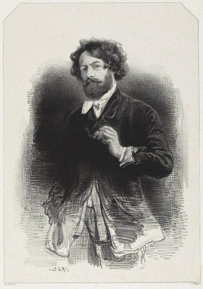 Autoportrait - Paul Gavarni