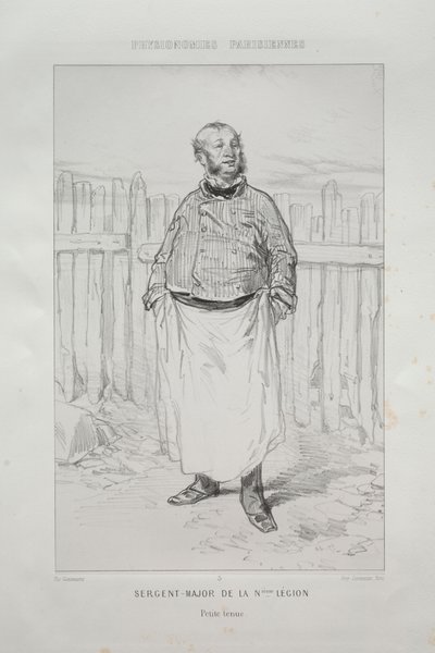 Sergent - Major de la Nième Légion - Paul Gavarni
