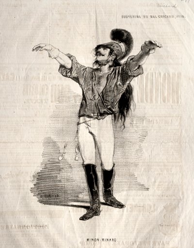 Souvenirs du Bal Chicard: Mignon-Minard - Paul Gavarni