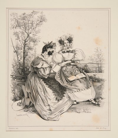 TOILETTE DE CAMPAGNE. - Paul Gavarni
