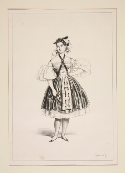 Tyrolienne - Paul Gavarni