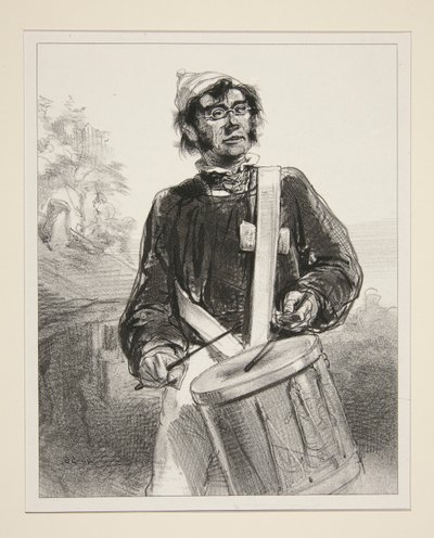 Tambour de village - Paul Gavarni