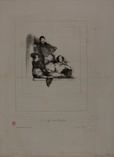 La boîte de théâtre de la bande dessinée - Paul Gavarni