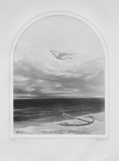La colombe blanche - Paul Gavarni
