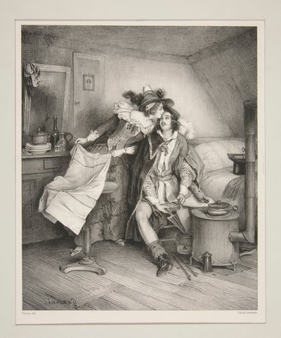 Un souper de carnaval - Paul Gavarni