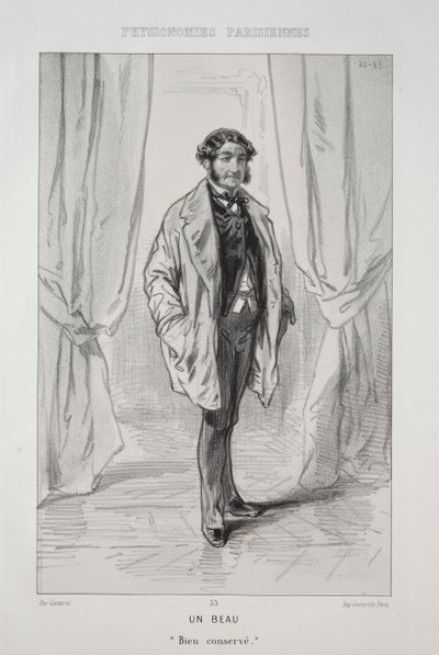 Un Beau - Paul Gavarni