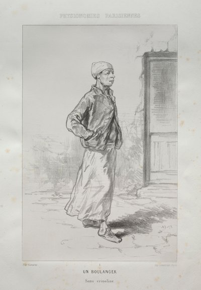 Un Boulanger - Paul Gavarni