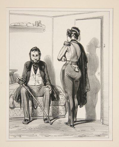 Un rôle charmant... - Paul Gavarni