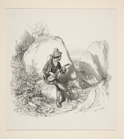 Une scène des Apennins - Paul Gavarni
