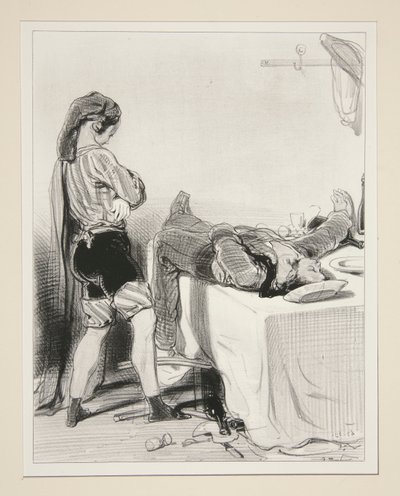 Une fiole et c - Paul Gavarni