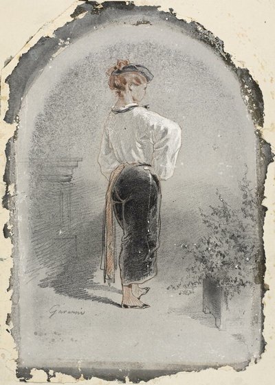 Femme en costume espagnol - Paul Gavarni