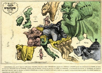 Carte drolatique de l
