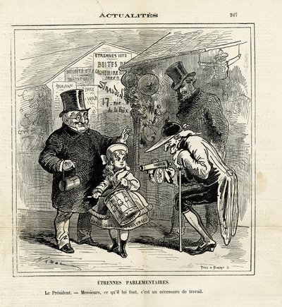 Illustration de Hadol (1835-1875) dans Le Charivari - Paul Hadol