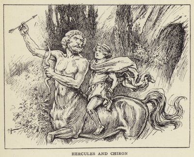 Hercule et Chiron - Paul Hardy
