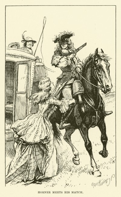 Horner rencontre son égal (gravure) - Paul Hardy