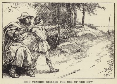 Odin enseigne à Geirrod l
