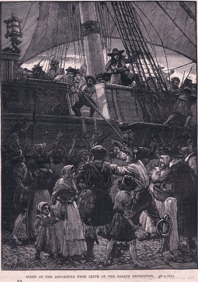Scène du départ de Leith de l