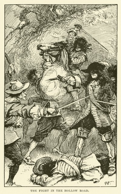 Le combat dans la route creuse - Paul Hardy