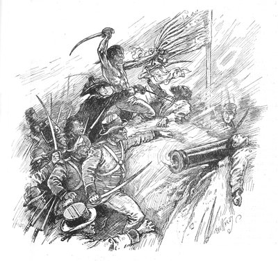 Ils ont lutté pour escalader le rempart, 1902 - Paul Hardy