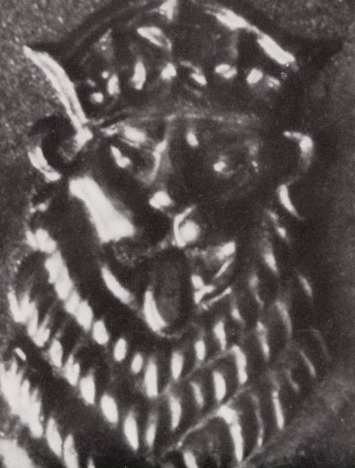 Tête de lion sur une pièce de un shilling - Paul Henning