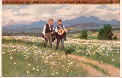 Ô marche, ô marche, libre plaisir de garçon (...) - Paul Hey