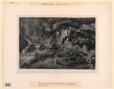 Ruisseau de Saint Pierre - Paul Huet