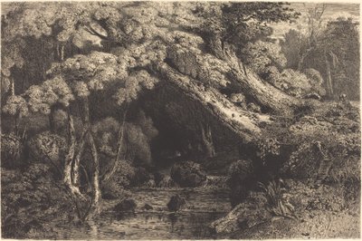 Ruisseau de Saint-Pierre, près de Pierrefond - Paul Huet
