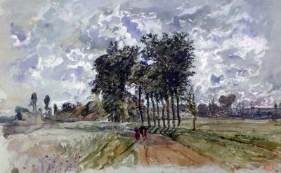 Le chemin de Crécy, 1857 - Paul Huet