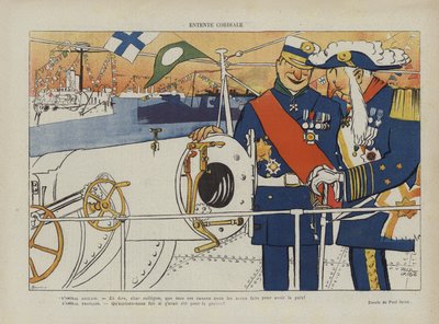 Entente cordiale. Illustration pour Le Rire - Paul Iribe