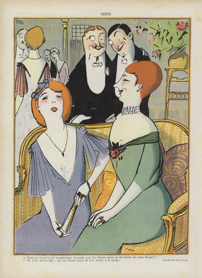 Illustration pour Le Rire - Paul Iribe