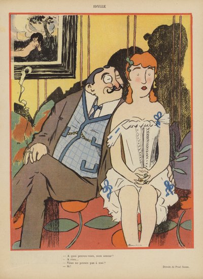Illustration pour Le Rire - Paul Iribe
