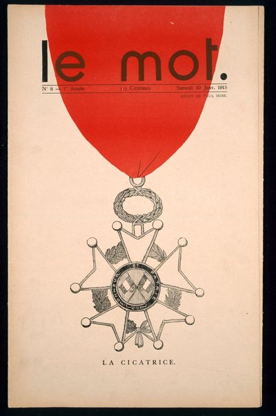 La cicatrice, couverture de 