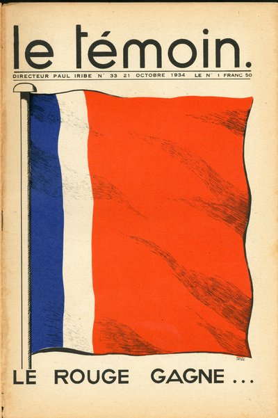 Le Témoin, Satirique en Couleurs - Paul Iribe