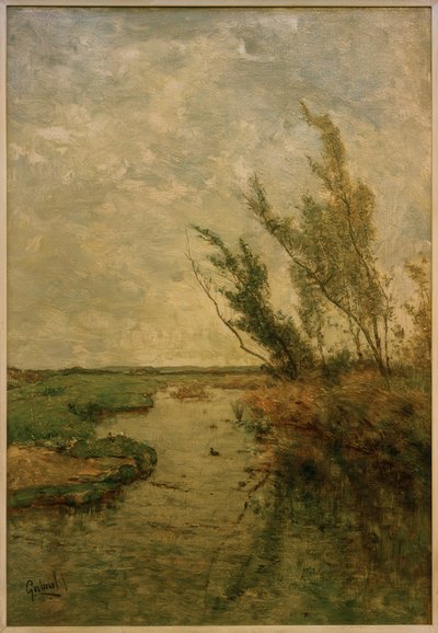 Paysage de polder - Paul Joseph Constantin Gabriel