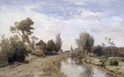 Paysage près de Kortenhoef - Paul Joseph Constantin Gabriël (signed by artist)