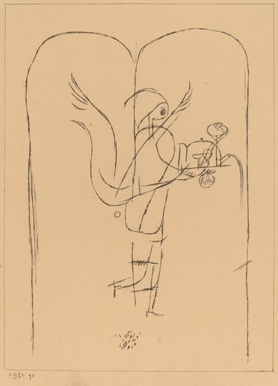 Un génie sert un petit déjeuner - Paul Klee