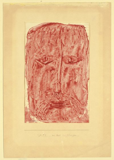 Un Homme de Douleurs - Paul Klee