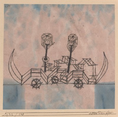 Vieux bateau à vapeur - Paul Klee