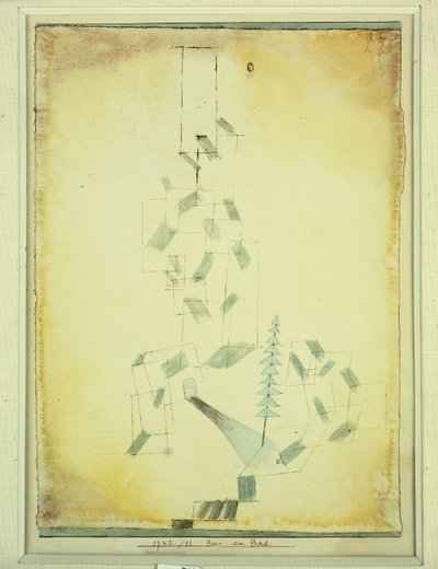 Arbre au bord du ruisseau - Paul Klee