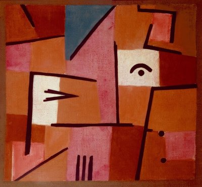 Vue depuis le rouge - Paul Klee