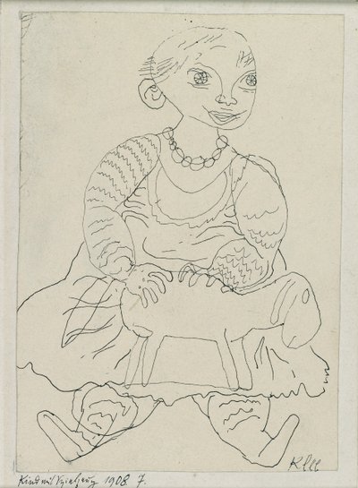 Enfant avec un jouet - Paul Klee