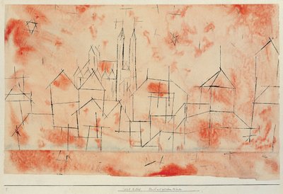 Ville avec cathédrale gothique - Paul Klee